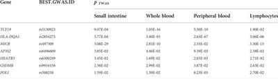 Identifying celiac disease-related chemicals by transcriptome-wide association study and chemical-gene interaction analyses